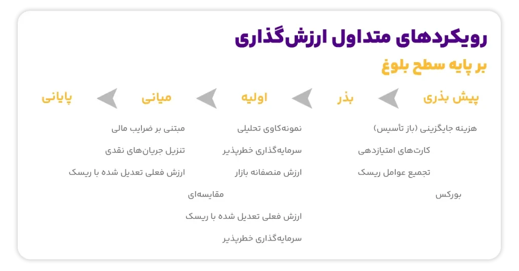 ارزش‌گذاری بر پایه بلوغ